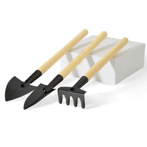 Mini Garden Tool Kit 3pcs set - Shovel, Rake, Spade