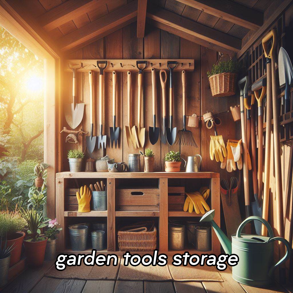 garden tools storage